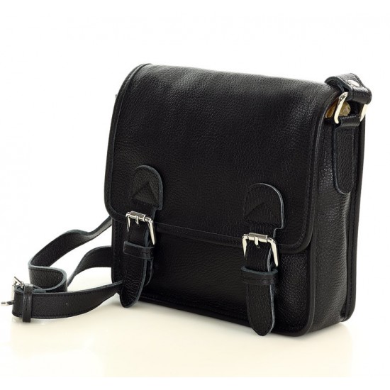 №20 "Ove" Ladies leather Cross Body Messenger Bag. Small Leather Shoulder Bag. Black & Brown