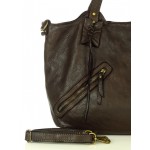 №27 "Beate" Grand sac cabas bandoulière cuir femme. Fait main Sac porté épaule Boho cuir italien souple. Slow Fasion sac
