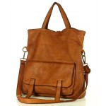 №34 "Gro" Large backpack tote bag convertible for women. Italian genuine leather