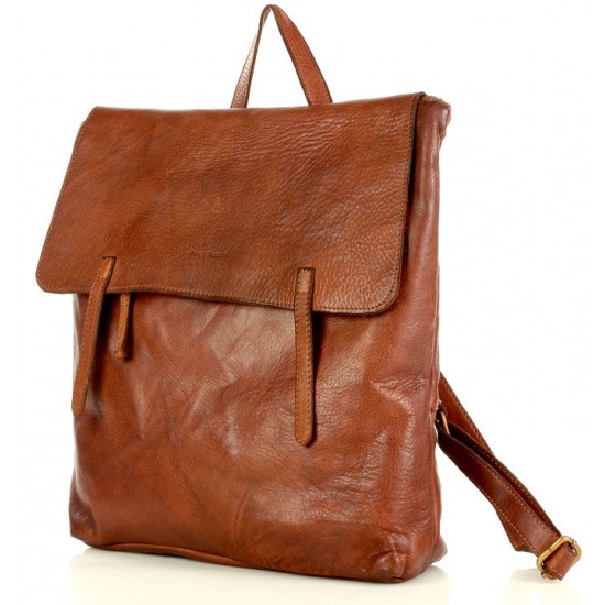 №39 "Harvard". Large men's & women's urban leather backpack for work | Hand-made | Black & Brown 