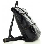 №55 "Ailo". Large brown leather backpack womens