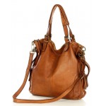 №57 "Eline" Shopper leather tote bag vintage