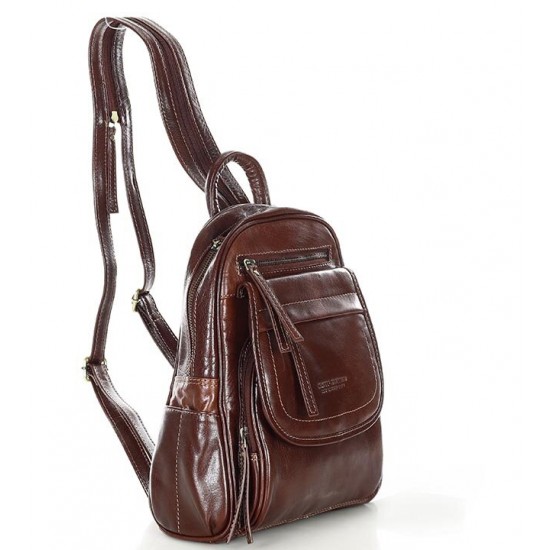 №80 "Mila" Elegant Small Leather Backpack for Ladies