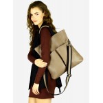 №08 "Torunn" Cheap shopper tote bag leather with pockets. Large tote bag for work
